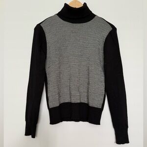 United Colors of Benetton Black and Gray Women's Sweater